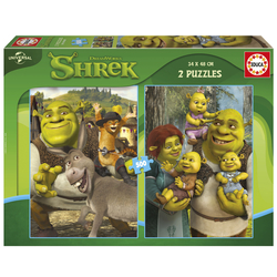 DREAMWORKS 2X500 PIECE PUZZLE