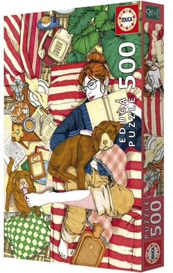 PUZZLE 500 PEZAS SOFA E CANS