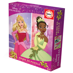 PUZZLE 3D LENTICULAR 200 PIEZAS PRINCESAS DISNEY