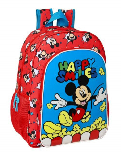 MOCHILA ADAP. CARRO MICKEY MOUSE HAPPY SMILES 33X42X14CM