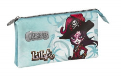 PORTATOT TRIPLE CATRINAS CLAIRE, NOELIA I LILA 22X12X3CM