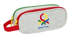 ESTOJO DUPLO BENETTON POP 21X8X6CM