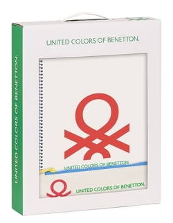 SMALL GIFT SET. BENETTON DOTS 28X35X6CM