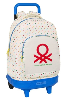 CARTABLE GDE. C/ROUES EXT. BENETTON TOPITOS 33X45X22CM