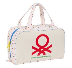 BENETTON RECTANGULAR WASHBAG DOTS 31X14X19CM