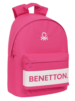 MOCHILA PARA PORTATIL 14,1 BENETTON RASPBERRY 31X41X16CM
