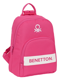MINI BACKPACK BENETTON RASPBERRY 25X30X13CM