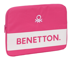 LAPTOP CASE 14'' BENETTON RASPBERRY 34X25X2CM