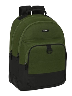 MOCHILA DOBLE ADAPT.CARRO SAFTA DARK FOREST 32X42X15CM