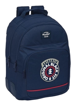 MOCHILA DOBLE AD CARRO REC. BLACKFIT8 AUTHENTIC 32X42X15CM
