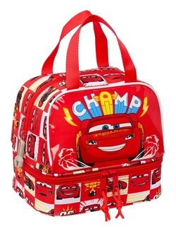 PORTAMERIENDAS CARS LET'S RACE 20X20X15CM