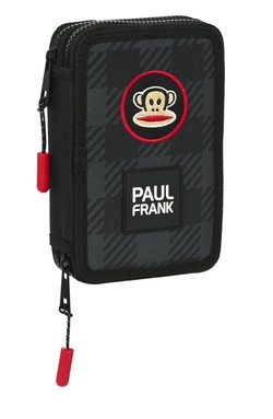 PLUMIER DOUBLE PQÑO 28 PCS PAUL FRANK CAMPERS 12,5X19,5X4CM