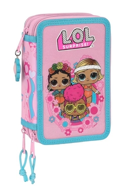 PLUMIER TRIPLE 36 PCS LOL SUR. GLOW GIRL 12,5X19,5X5,5CM