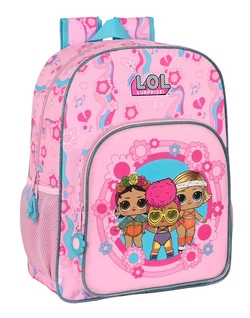 MOTXILA DE 33 CM ADAPT.CARRO LOL SUR. GLOW GIRL 33X42X14CM