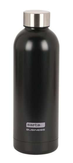 GARRAFA TERMO ACERO INOX 500ML BUSINESS BLACK 7X22,5CM