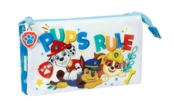 PORTATODO TRIPLE PAW PATROL PUPS RULE 22X12X3CM