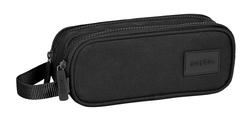 PORTATOT DOBLE SAFTA BASIC NEGRE 21X8X6CM