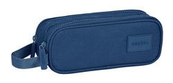 ETUI DOUBLE SAFTA BASIC MARIN 21X8X6CM