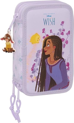 TRIPLE PENCIL CASE 36 PIECES WISH