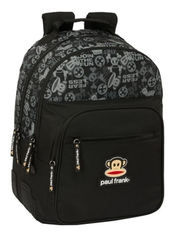 MOCHILA DUPLO AD. CARRO PAUL FRANK JOIN THE FUN 32X42X15CM