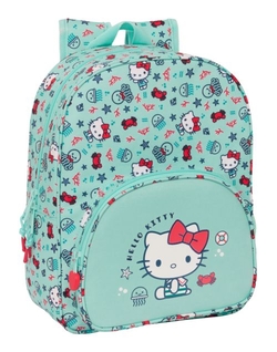 MOTXILA INFANTIL AD. CARRO HELLO KITTY SEA LOV 26X34X11CM