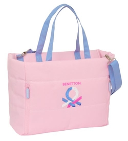BOLSO C BOLS. PORTATIL 14,1'' BENETTON PINK 40X31X17CM