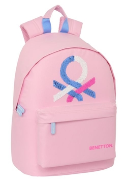 MOCHILA PARA PORTATIL 14,1 BENETTON PINK 31X41X16CM