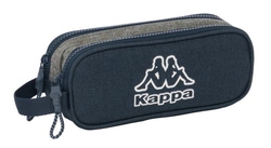 ESTOJO DUPLO KAPPA DARK NAVY 21X8X6CM