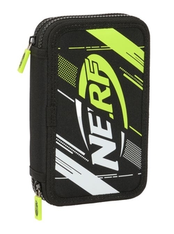 PLUMIER DUPLO PQÑO 28 PCS NERF GET READY 12,5X19,5X4CM