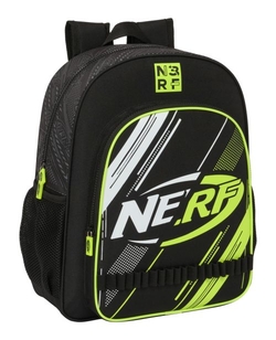 MOCHILA JUNIOR ADAPT.CARRO NERF GET READY 32X38X12CM