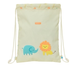 SACO MOCHILA JUNIOR FACIL LIM. SAFTA PREE.SELVA 26X34X1CM