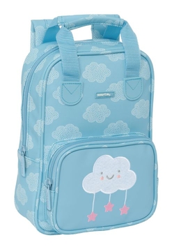 MOCHILA INFANTIL C ASAS FACIL LIM. PREE. NUBE 20X28X8CM