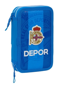 PLUMIER DOUBLE PQÑO 28PCS DEPORTIVO DE LA COR 12,5X19,5X4CM
