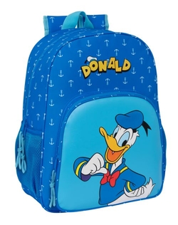 MOCHILA ADAPTABLE CARRO DONALD INFANTIL 33x42x14cm