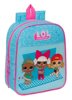 MOTXILA ESCOLA BRESSOL AD. CARRO LOL SURPRISE! DIVAS 22X27X1CM