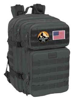 MOCHILA MILITAR PORTATIL 15,6'' BASIC CINZENTO 30X48X23CM