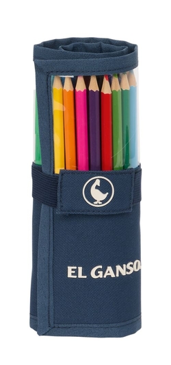 PLUMIER ENROLLABLE 27 PCS. LE GANSO CLASSIC 7X2X7CM