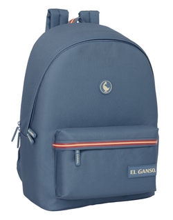 CARTABLE DOUBLE PORT. 15,6+USB GANSO BASICS BLEU 31X44X18CM