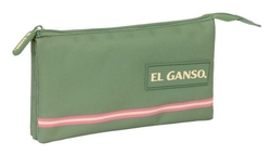 ESTOJO TRIPLO EL GANSO BASICS VERDE 22X12X3CM