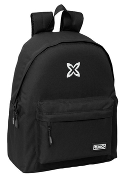MOTXILA MUNICH BASICS NEGRE 33X42X15CM