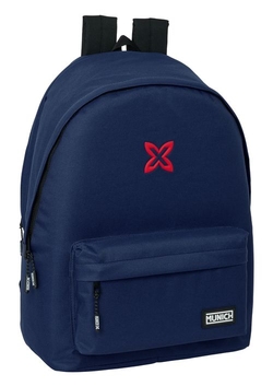 MOCHILA DOBLE PORTATIL 15,6 +USB MUNICH MARIÑO 31X44X18CM