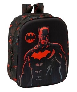 MOTXILA ESCOLA BRESSOL 3D BUTXACA RED BATMAN 22X27X10CM