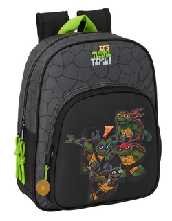 MOCHILA INFANTIL ADAPT.CARRO TORTUGAS NINJA 27X33X10CM