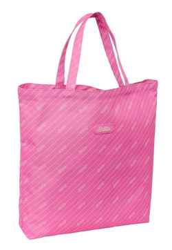 SHOPPING BAG BARBIE LOGOMANIA ROSA 50X45X10CM