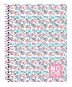 NOTEBOOK A4 MICRO120 H MOOS FLOWERS 21X29.7X1CM