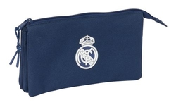 PORTATOT TRIPLE REAL MADRID CHICA MARI 22X12X3CM