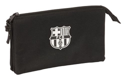 PORTATOT TRIPLE F.C.BARCELONA CHICA NEGRE 22X12X3CM