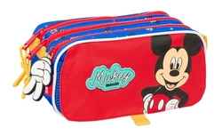 PORTATODO TRIPLE BIG MICKEY MOUSE GOOD DAY 21,5x10x8cm