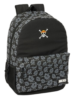 MOCHILA ADAPTABLE CARRO ONE PIECE PIRATES 30x46x14cm
