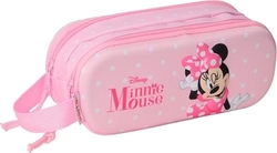 ETUI DOUBLE 3D MINNIE MOUSE 3D 21X8X6CM